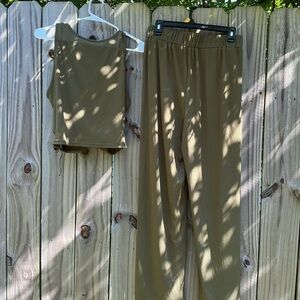 Zaful Green Top and Bottom